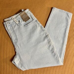 NWT Madewell Curvy Perfect Vintage Jeans | Light Wash, High Waisted | Women’s 32